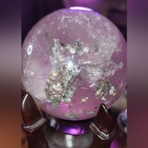 Clear Quartz w/ Chlorite & Rutile